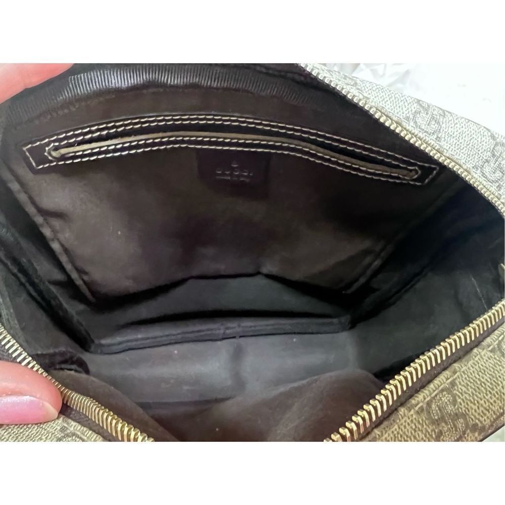 GUCCI GG Supreme Coated Canvas Shoulder Crossbody Unisex Messenger Bag - Picture 14 of 16